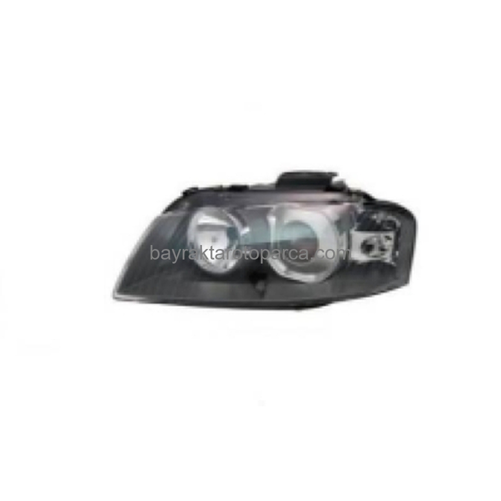 Audi A3 Ön Far Elektrikli  Motor Mercekli Sol 2003- 2008