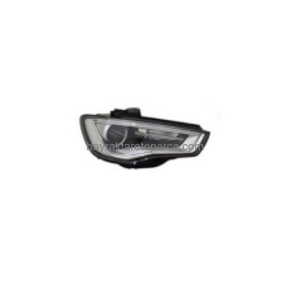 Audi A3 Ön Far Elektrikli  Motor Krom Ledli Xen Tip Sağ 2013-2016