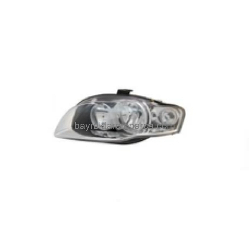 Audi A4 Ön Far Elektrikli  Motorlu Beyaz Sinyli Sol 2004-2007