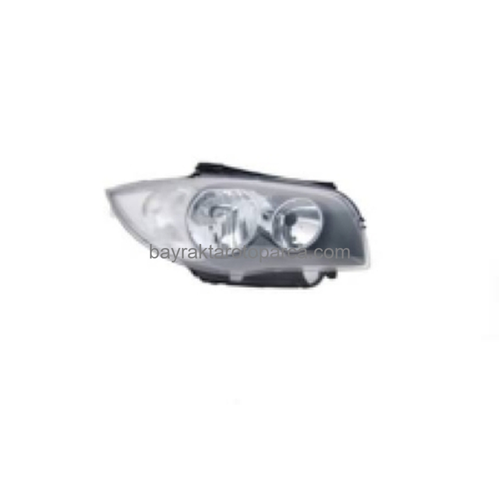 Bmw 1 E87 Ön Far Elektrikli Gri Hatchback Sağ 2007-