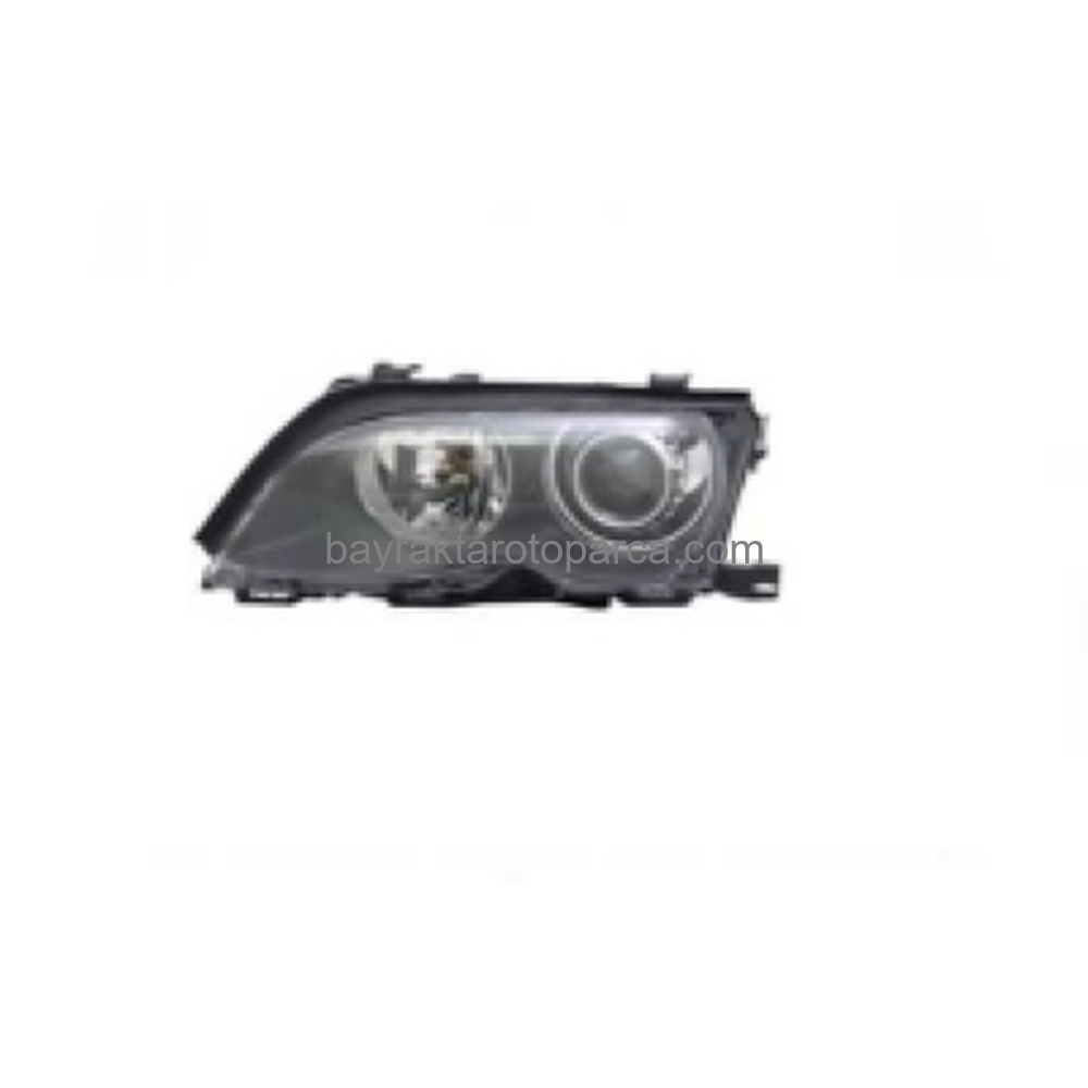 Bmw 3 E46 Ön Far Elektrikli Motorlu Xenon Siyah Sol 2001-2004