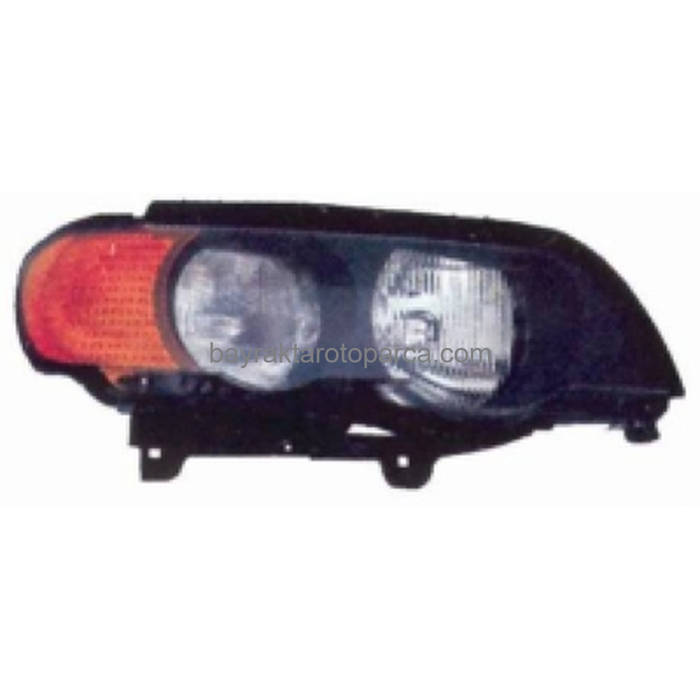 Bmw X5 Ön Far Elektrikli Mot Sarı Sinyalli Sağ 2000-2003