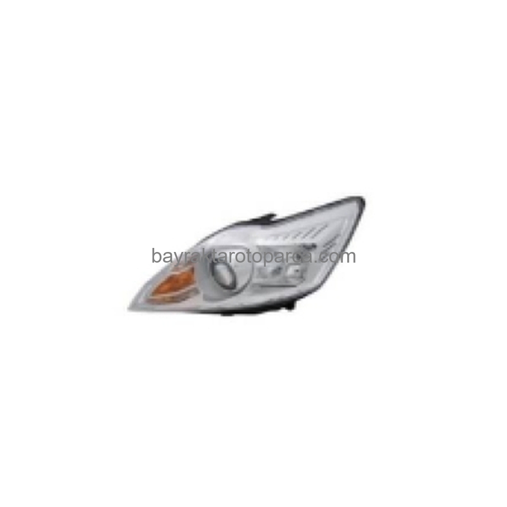 Ford Focus Ön Far Elektrikli Motorlu Krom Mercekli Sol 2008-2010