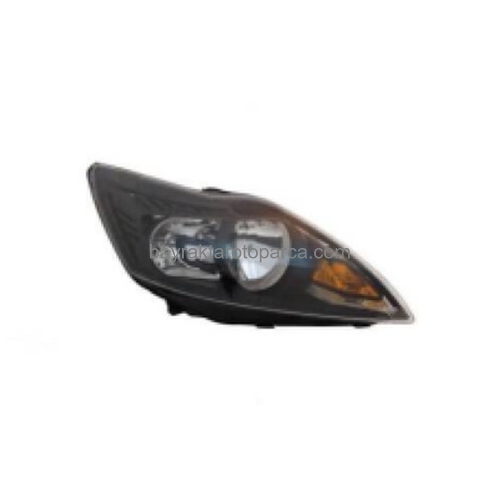 Ford Focus Ön Far Elektrikli Motorlu Siyah Sağ 2008-2010