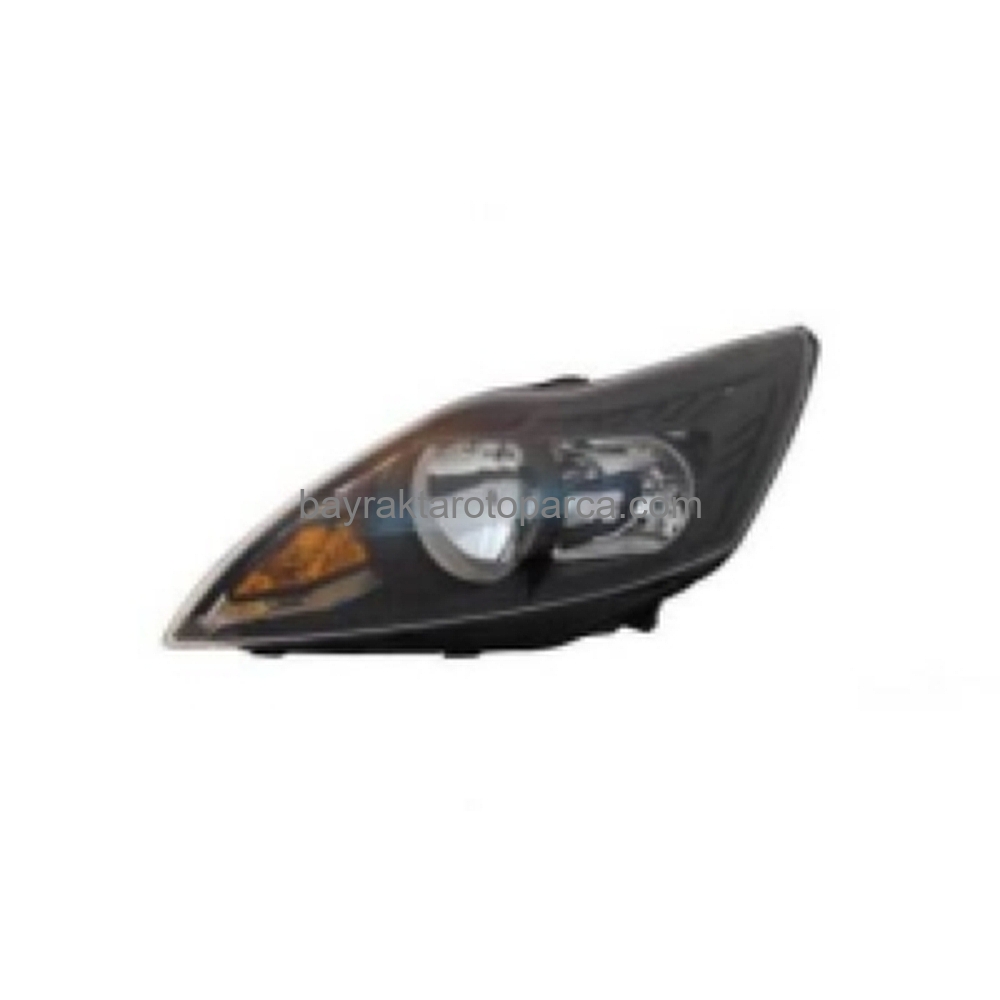 Ford Focus Ön Far Elektrikli Motorlu Siyah Sol 2008-2010