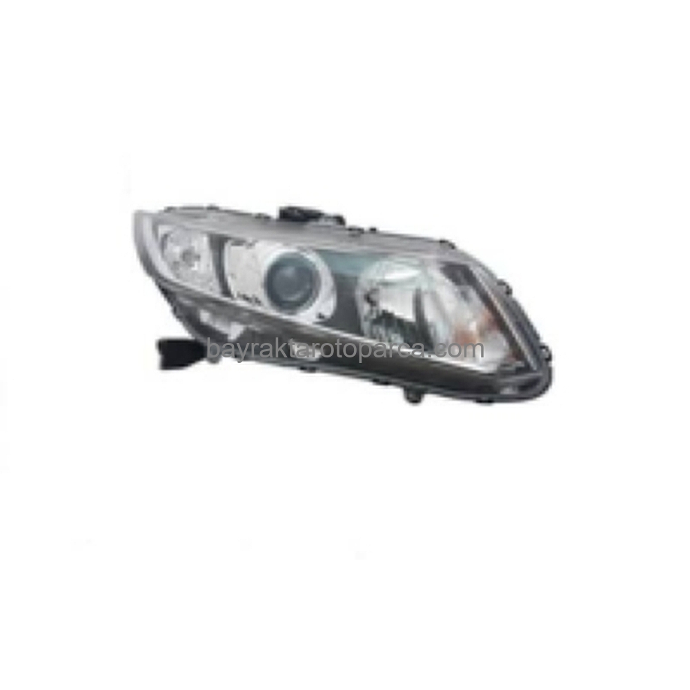 Honda Civic Ön Far Elektrikli Motor Sedan S Tip Soketli Sağ 2012-
