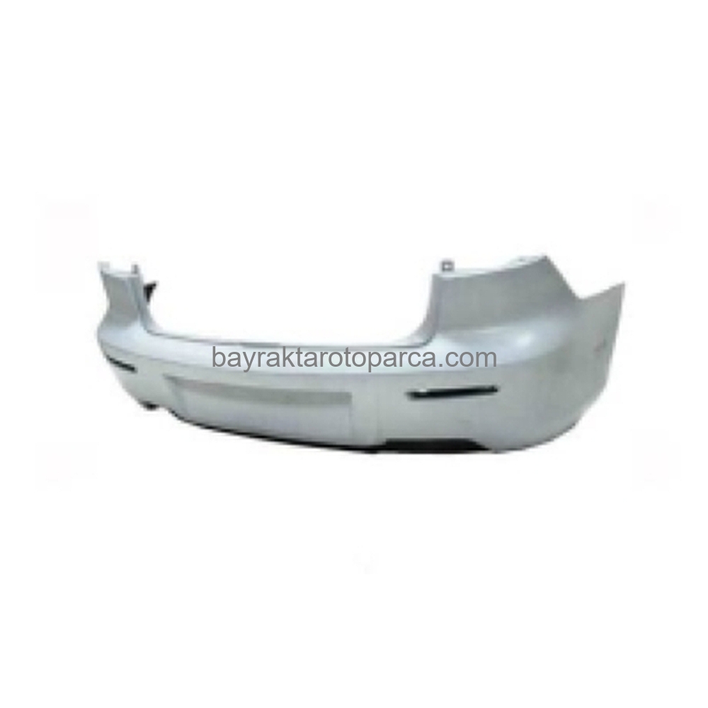 Mazda 3 Arka Tampon Gri Sedan  Astarlı 2006-