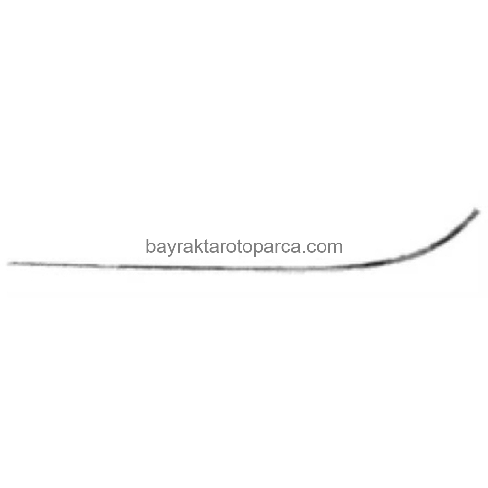 Mercedes W211 Arka Tampon On Çıtası Krom Sol 2002-2007