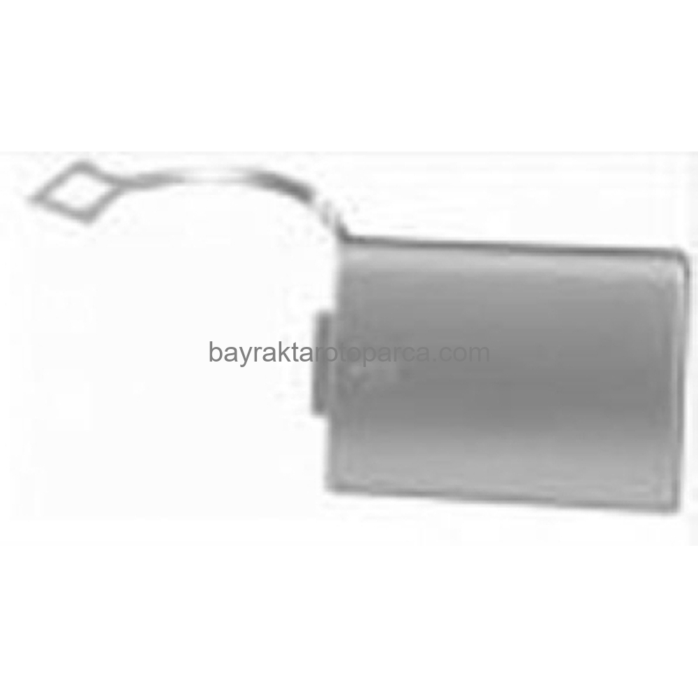 Mercedes W211 Ön Tampon Çeki Demiri Kapağı Siy 2002-2007