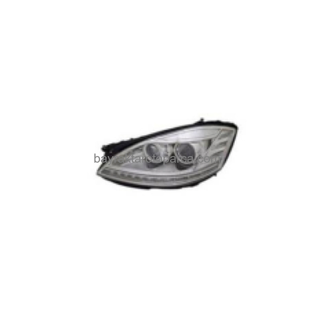 Mercedes W221 Ön Far Elektrikli Motor Xenon Tip Ledli Sol 2009-2011