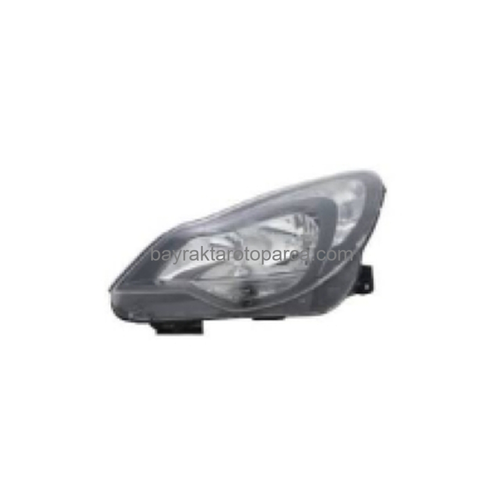 Opel Corsa Ön Far Siyah Hatchback Elektrikli Motor Sol 2011-