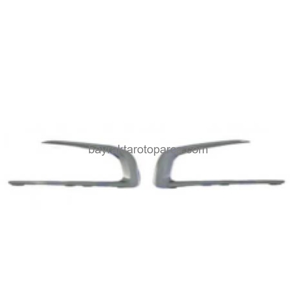 Peugeot 2008 Ön Tampon Panjur Kuşağı Krom Set 2012-