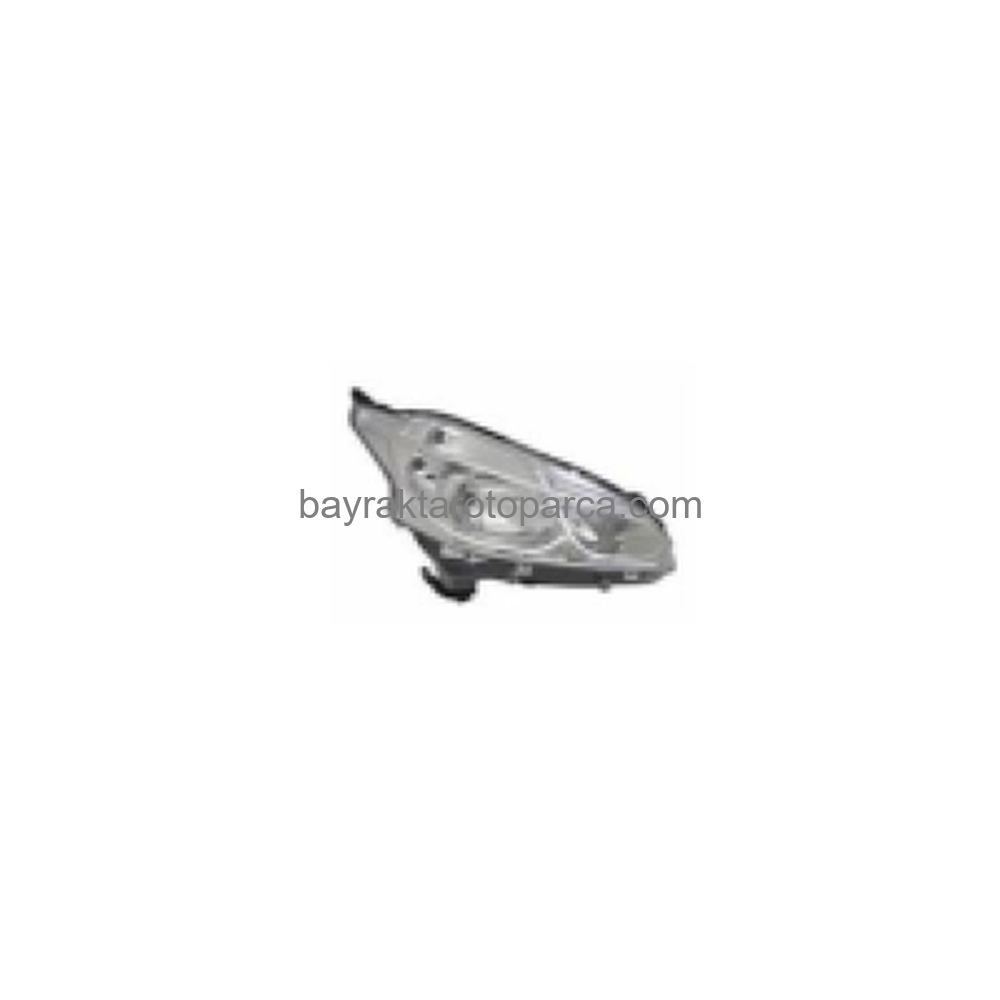 Peugeot 208 Ön Far Elektrikli Motorlu Sağ 2012-