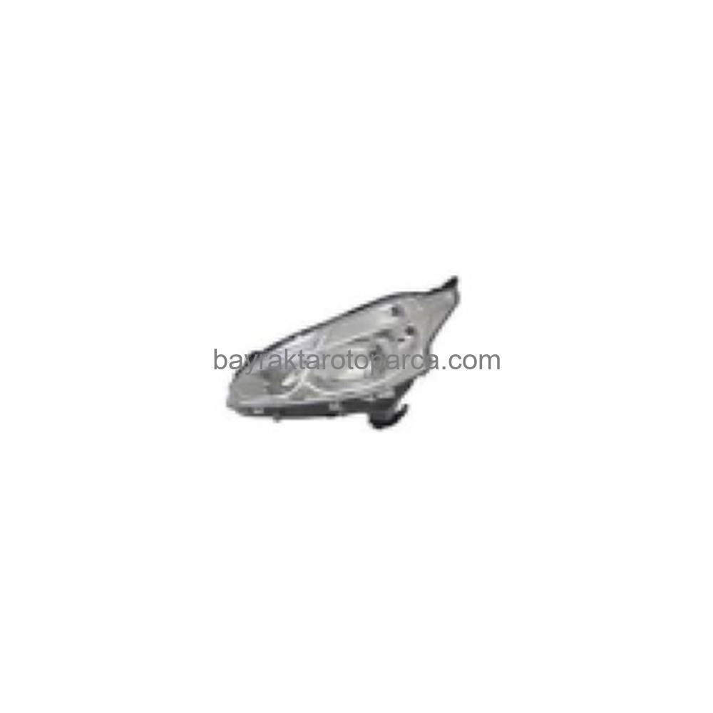 Peugeot 208 Ön Far Elektrikli Motorlu Sol 2012-