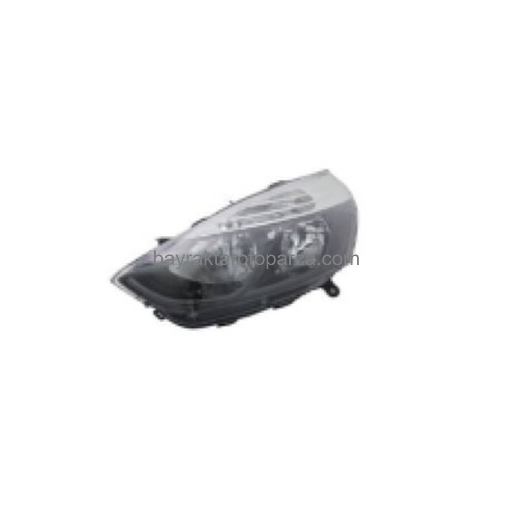 Renault Clio Ön Far Elektrikli Motorlu Siyah Hatchback Sol 2012-