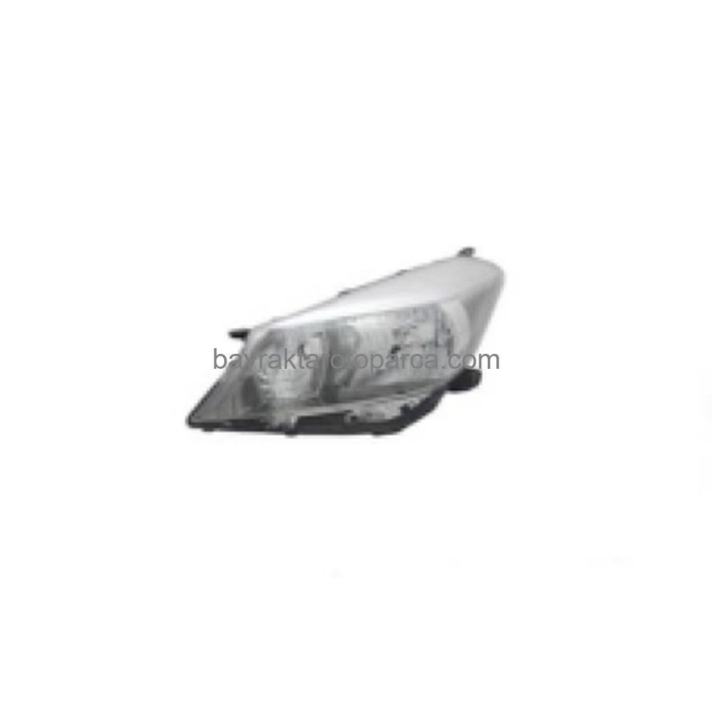 Toyota Yaris Ön Far Elektrikli Motor Krom Sol 2011-