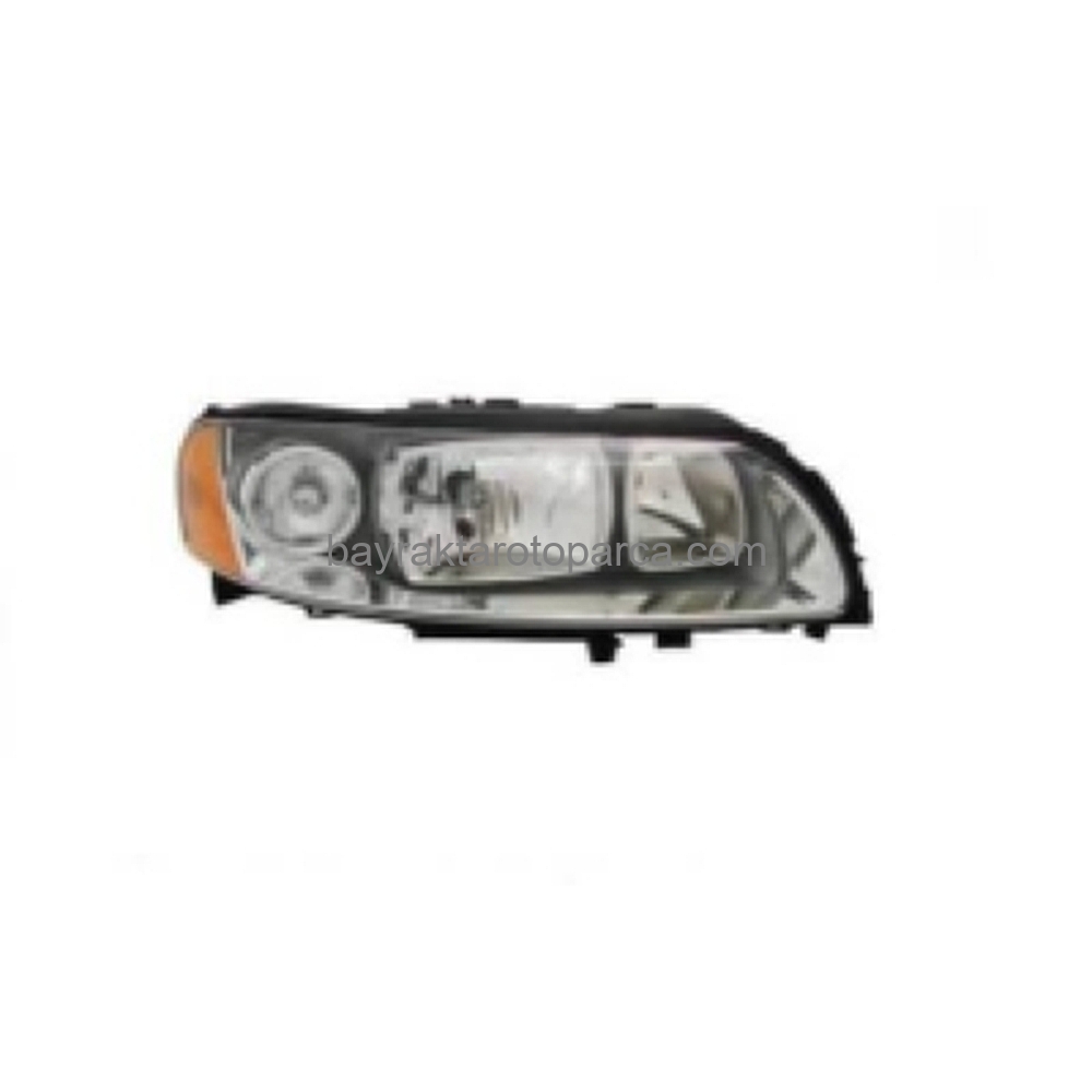 Volvo S60 Ön Far Elektrikli Siyah Sağ 2005-2009