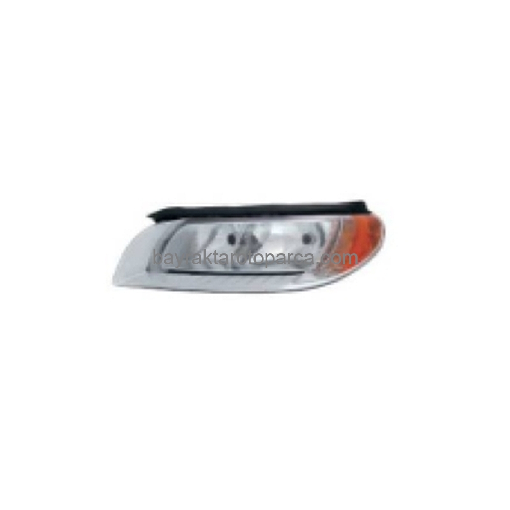 Volvo V70/Xc70 Ön Far Elektrikli Krom Sol 202008-